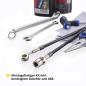 Preview: Steel braided brake line set (A4762-VH), Alfa 155 2.0 TWIN SPARK 16V